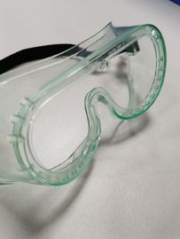 نظارات واقية مقاومة للرذاذ الإطار الكريستال واضحة PVC مكافحة الضباب صديقة للبيئة